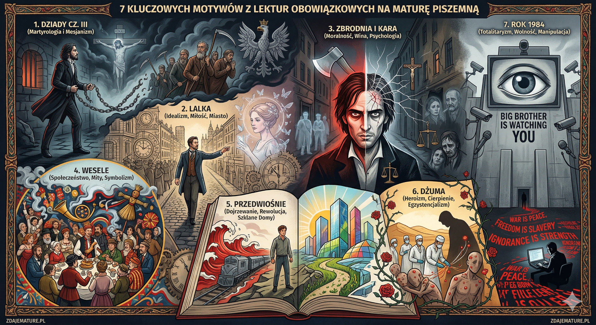 Opracowanie listy jawnych zadań w części ustnej egzaminu maturalnego z języka polskiego - Pewniaki na maturę pisemną